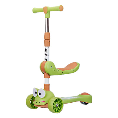 Самокат складной трехколесный световые и звуковые эффекты Slider IT10AG 1